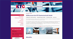Desktop Screenshot of ktc-systemtechnik.de