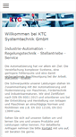 Mobile Screenshot of ktc-systemtechnik.de